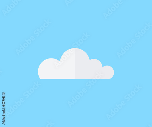 Cloud vector illustration. Wind patterns influence movement and shape cumulus clouds in sky Dreamlike clouds create sense wonder, turning atmosphere into canvas