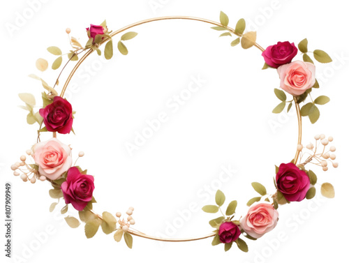 PNG  Flower rose jewelry wreath. © Rawpixel.com
