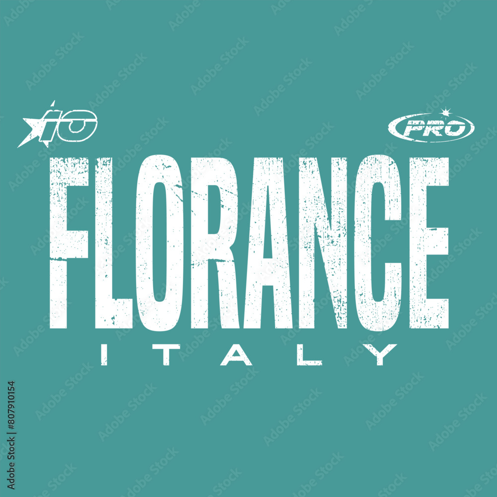 Naklejka premium Vector vintage team graphic for fashion