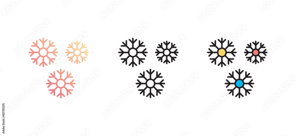 Cold icon design with white background stock illustration