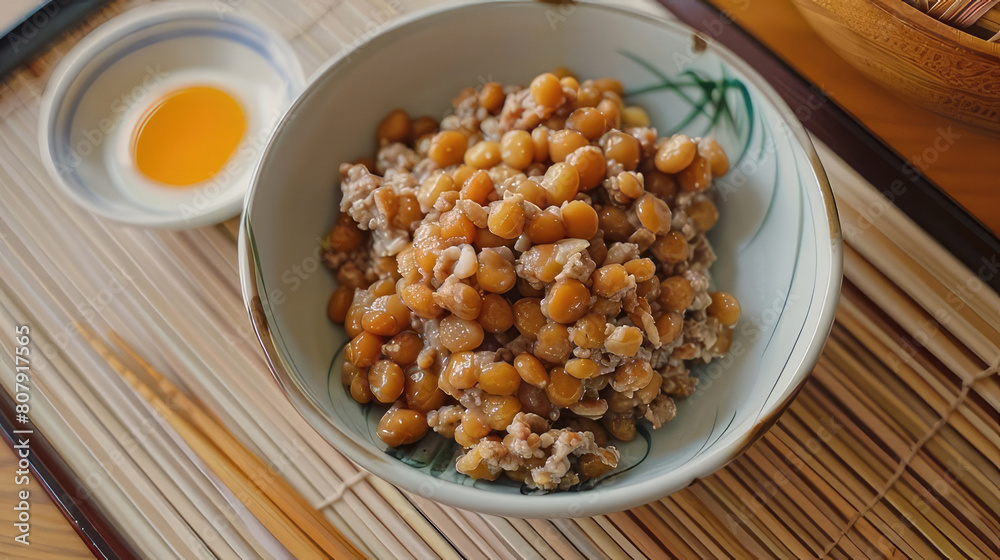 Natto, with its unique texture and bold flavor, is a must-try in Japanese cuisine. Natto, with its unique texture and bold flavor, is a must-try in Japanese cuisine.