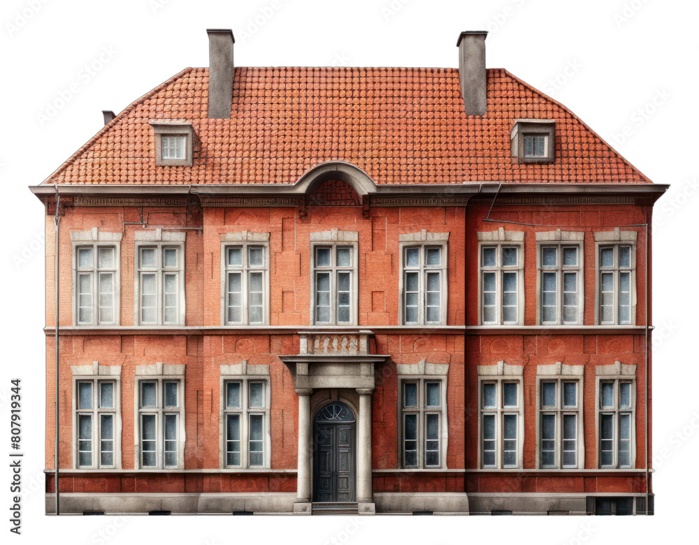 Fototapeta premium PNG Copenhagen building architecture window.