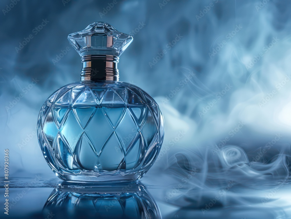 perfume bottle, luxurious design and sophisticated backdrop perfume bottle, luxurious design and sophisticated backdrop