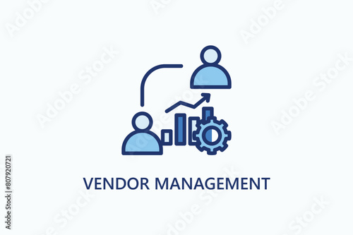 Vendor Management Vector Icon Or Logo Illustration