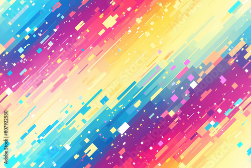 Fototapeta Naklejka Na Ścianę i Meble -  Colorful abstract background with stripes. Vector illustration for your design.
