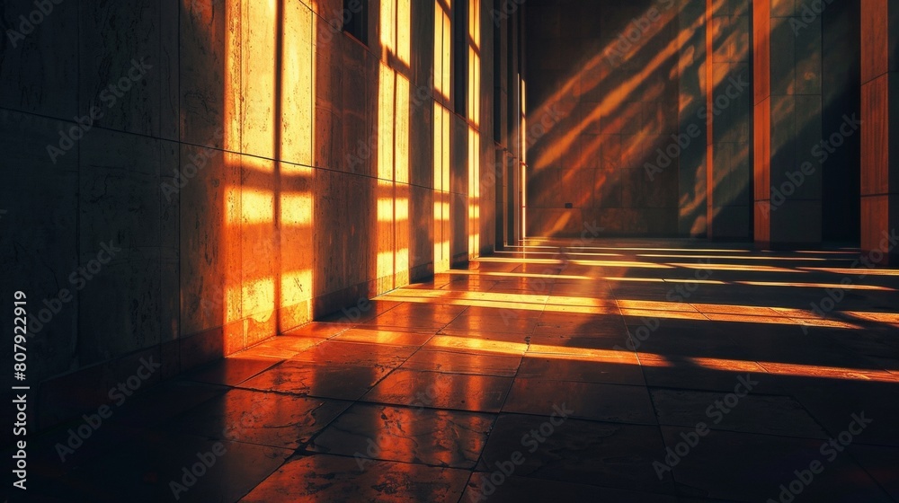 Fototapeta premium dramatic gradient, contrasting light and shadow, cinematic feel