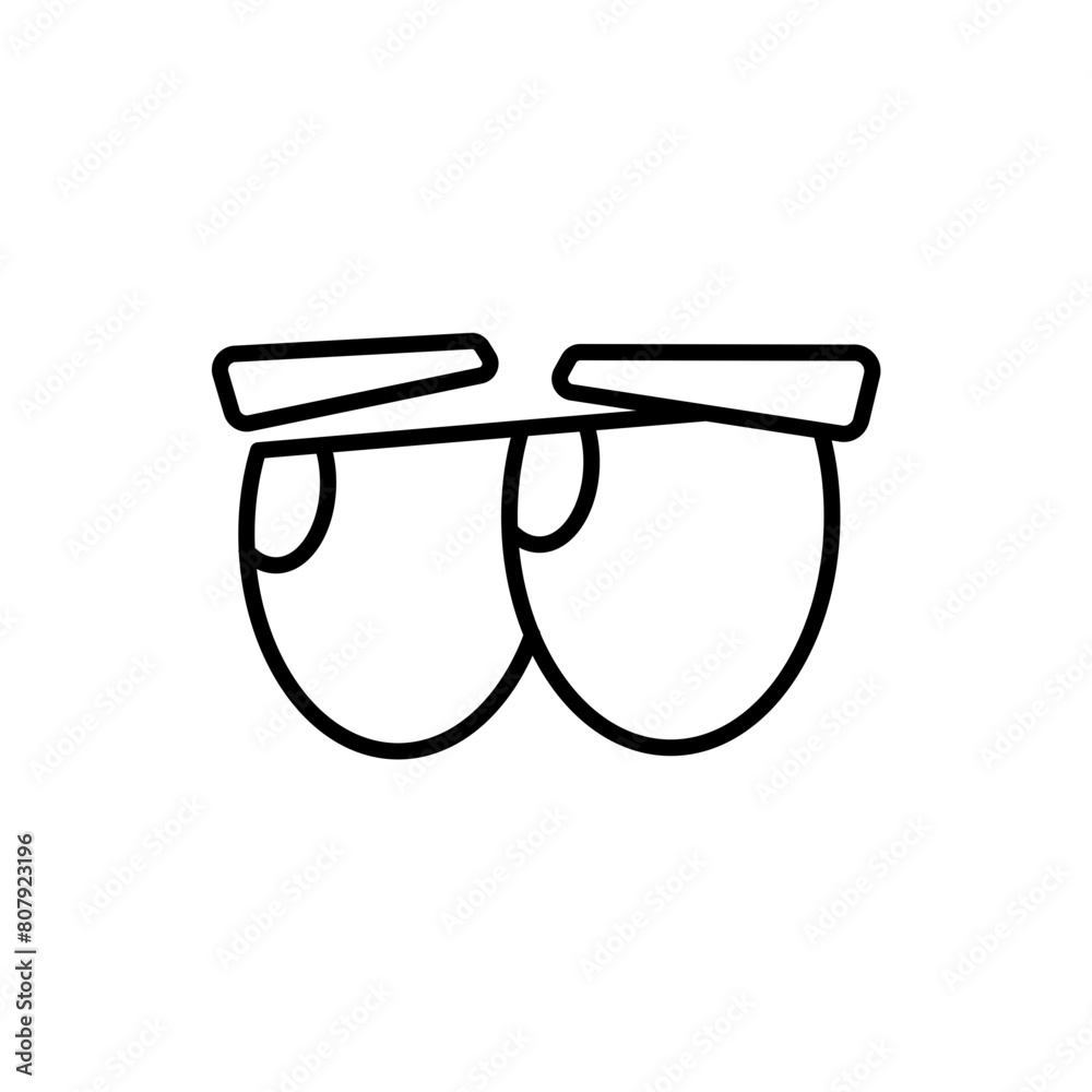Cartoon eye outline icons, minimalist vector illustration ,simple transparent graphic element .Isolated on white background Cartoon eye outline icons, minimalist vector illustration ,simple transparent graphic element .Isolated on white background