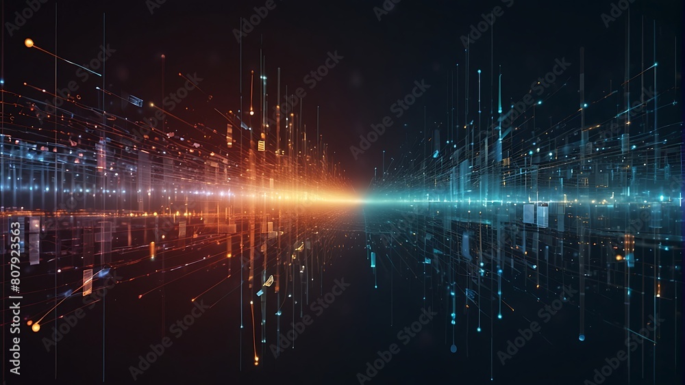 Obraz premium Connecting Worlds: Celebrating ICT Advancements