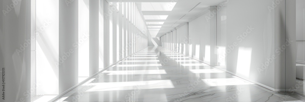 data center with rows of server equipment and shelves for storage