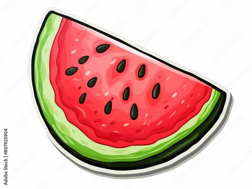watermelon, hand drawing, white background watermelon, hand drawing, white background