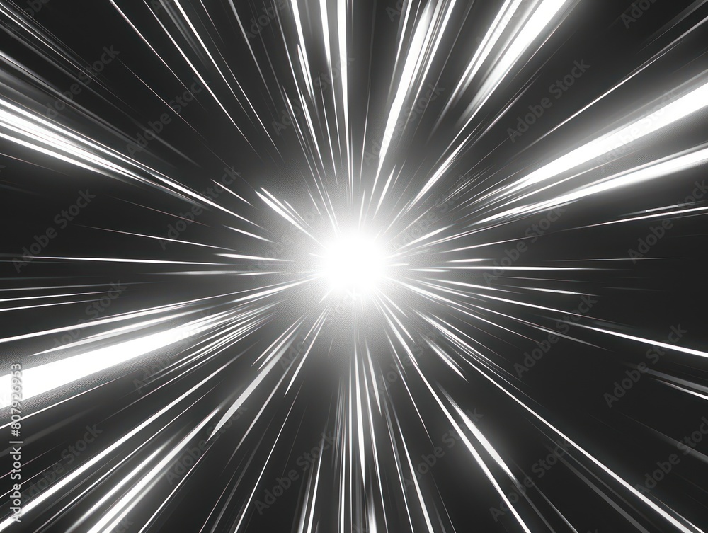 white light effect extreme speed over black background white light effect extreme speed over black background