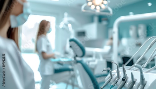 dental office blurred background 