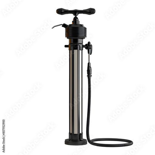 Air Pump Bicycle on Transparent background - Ai Generated