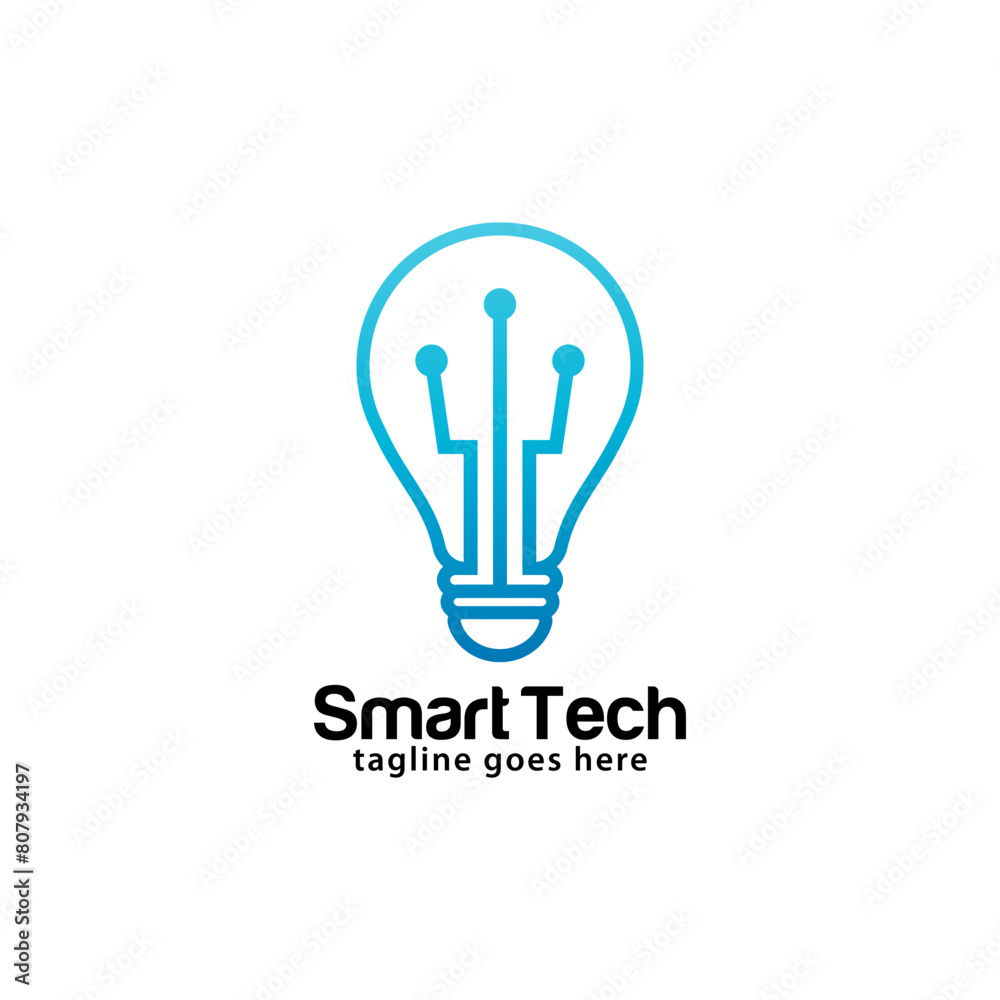 Smart Tech logo design template Smart Tech logo design template