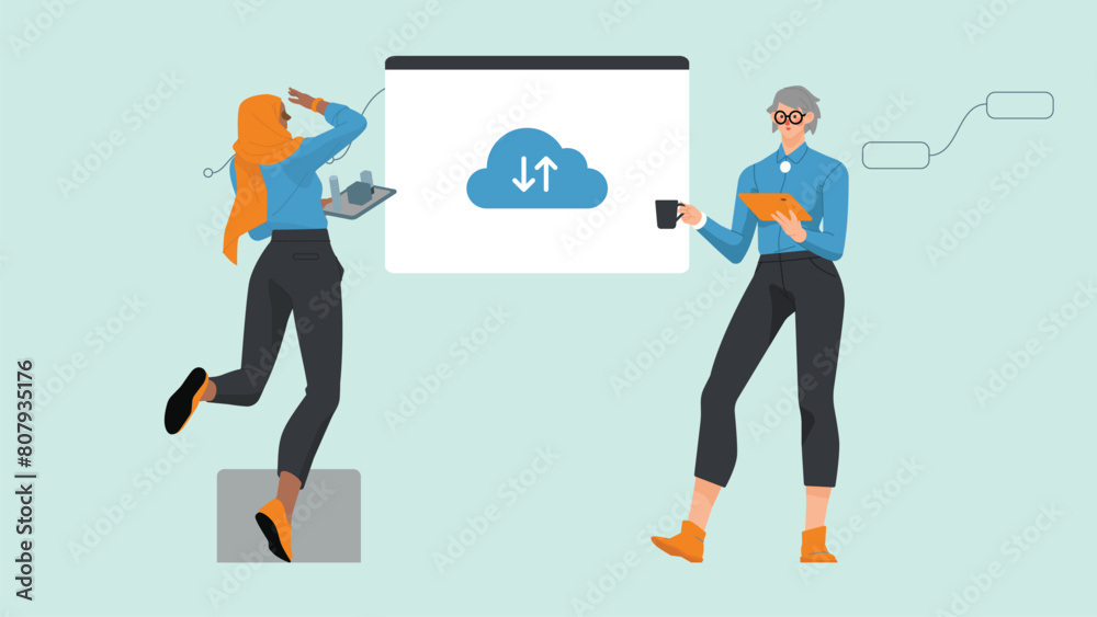 Digital marketing strategy team. Content manager. Flat cartoon character graphic design. Landing page template,banner,flyer,poster,web page Digital marketing strategy team. Content manager. Flat cartoon character graphic design. Landing page template,banner,flyer,poster,web page