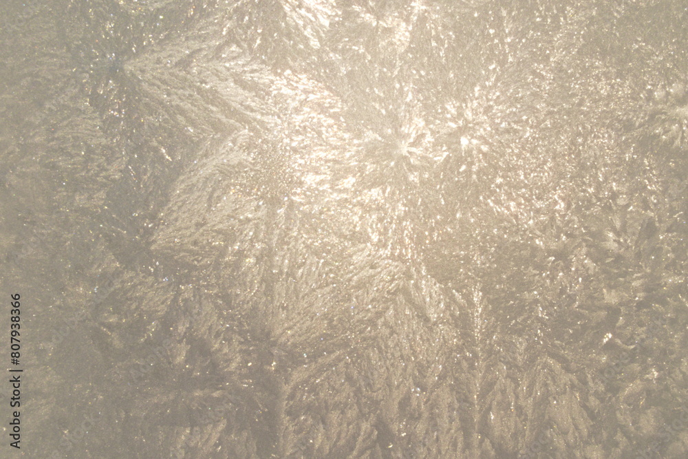 Ice on the window Ice on the window