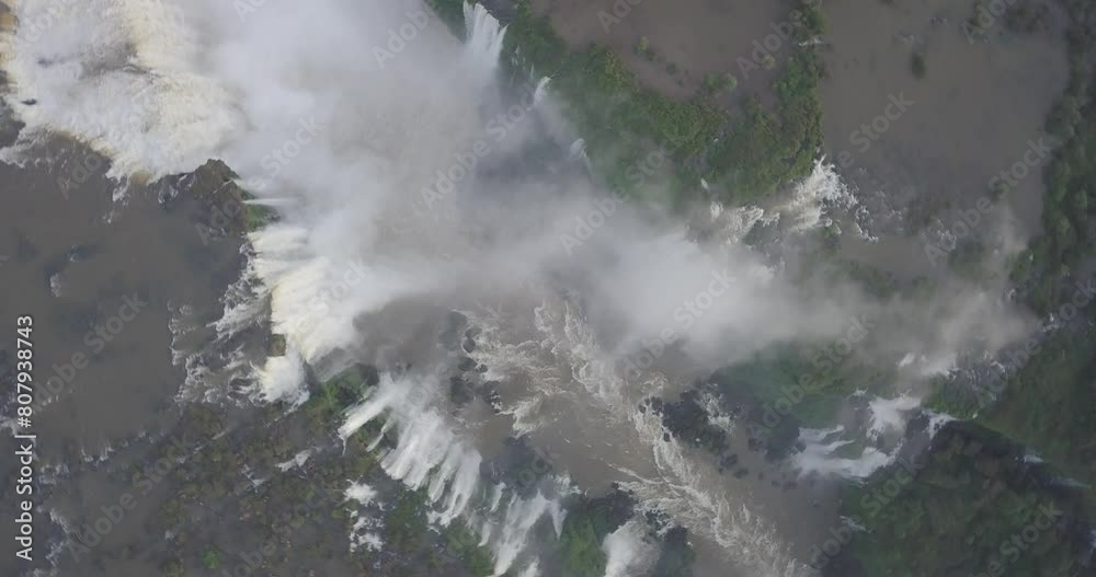 Drone Cataratas Foz do Iguaçu Água Quedas Natureza Brasil Paraná Turismo Aventura Paisagem Espetáculo Vista Aérea Rio Iguaçu Floresta Parque Nacional Fronteira Maravilha Natural Vista Panorâmica Super