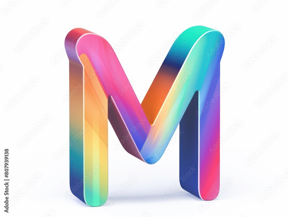 letter M logo design, icon, color, white background letter M logo design, icon, color, white background