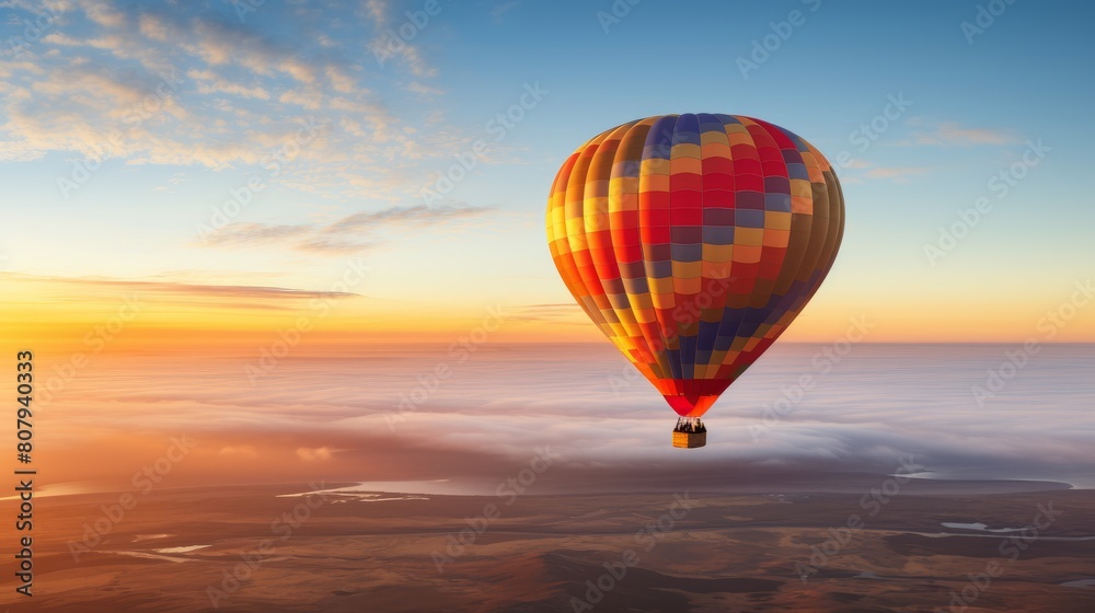 Obraz premium Colorful balloons. Hot Air Balloon Flight