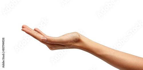 hand isolated on white