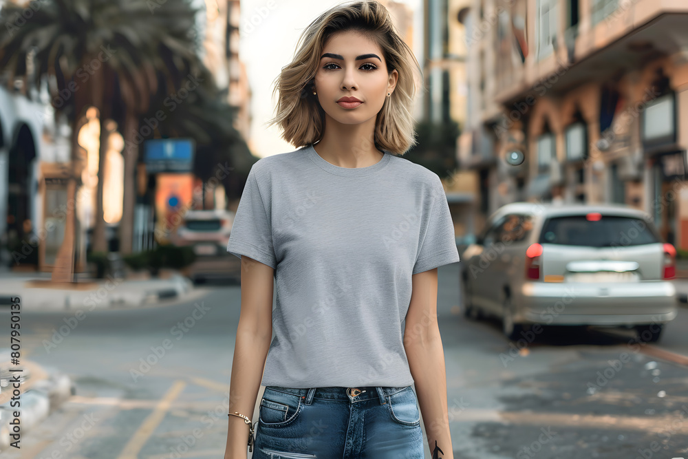 Fashionable Finds: T-Shirt Mockups for Young Ladies, Casual Cool: T-Shirt Mockups for Everyday Wear, Summer Essentials: T-Shirt Mockups for Warm Weather, Custom T-Shirts: Create Your Own Unique Style