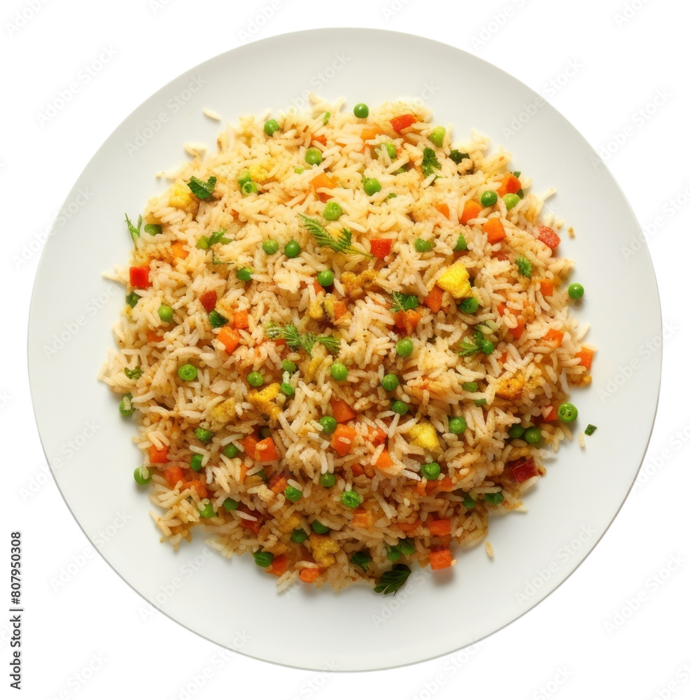 PNG Fried rice plate food ingredient. PNG Fried rice plate food ingredient.