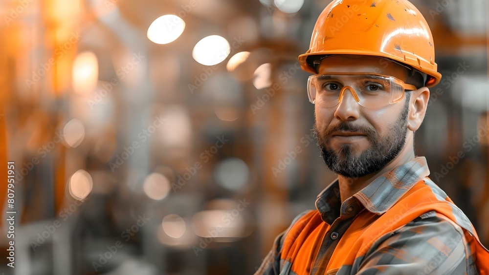 Portrait of male engineer working in industrial factory setting. Concept Industrial Photography, Working Environment, Engineer Portrait, Factory Setting, Male Professional Portrait of male engineer working in industrial factory setting. Concept Industrial Photography, Working Environment, Engineer Portrait, Factory Setting, Male Professional