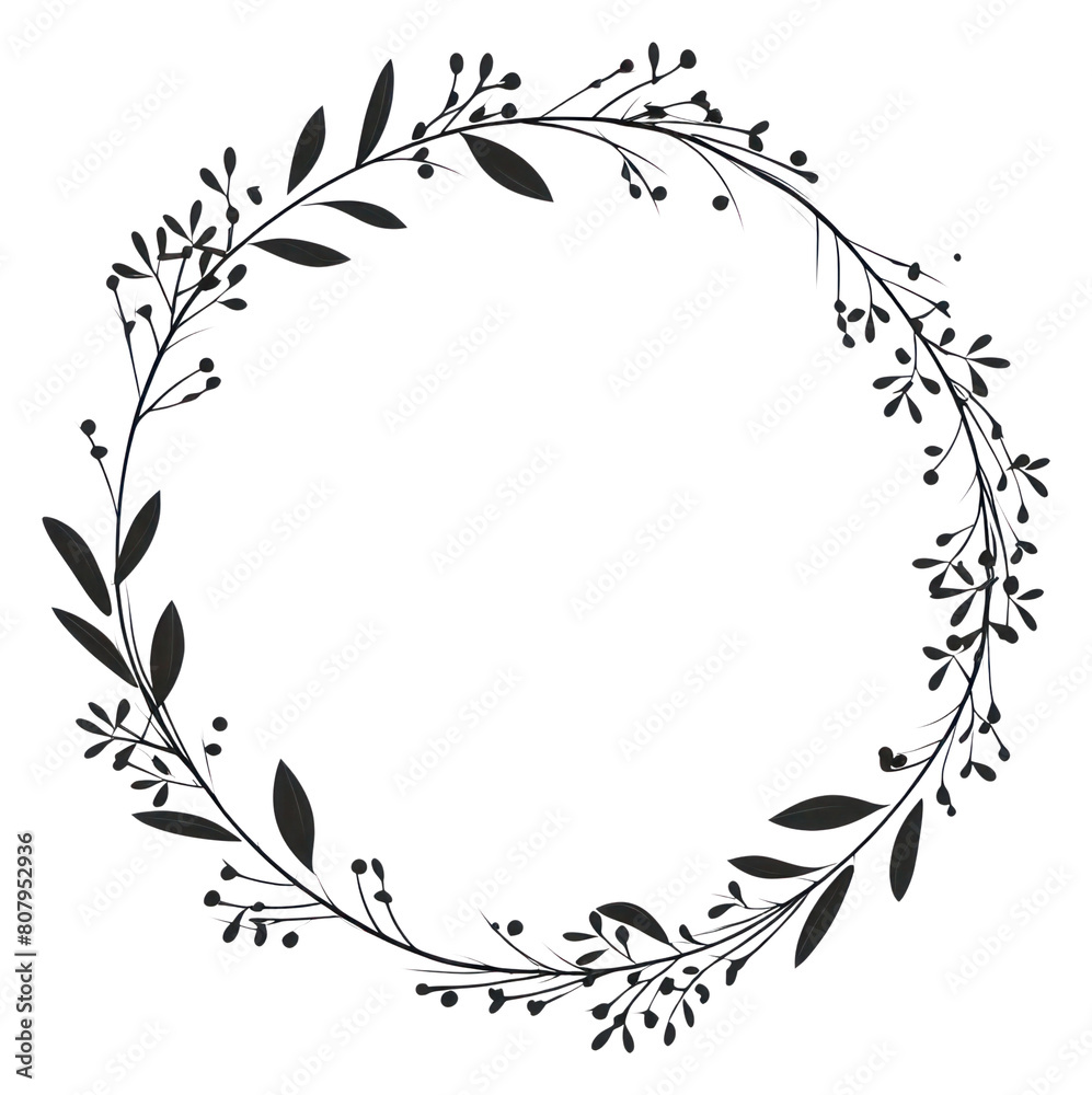 PNG Pattern wreath plant line. PNG Pattern wreath plant line.