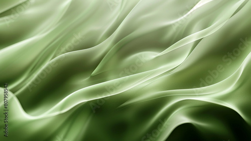 Gentle khaki green waves styled as abstract flames ideal for a natural soothing background