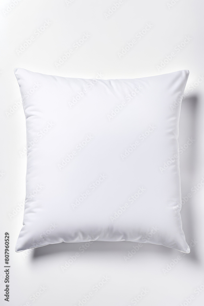 a blank isolated image of a square pillow on a white background a blank isolated image of a square pillow on a white background