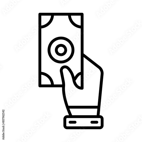 Payment line icon