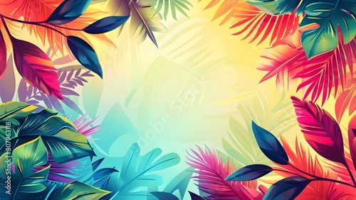 Abstract trendy junglethemed design suitable for posters Instagram stickers and more. Concept Jungle  Abstract  Trendy  Poster  Instagram