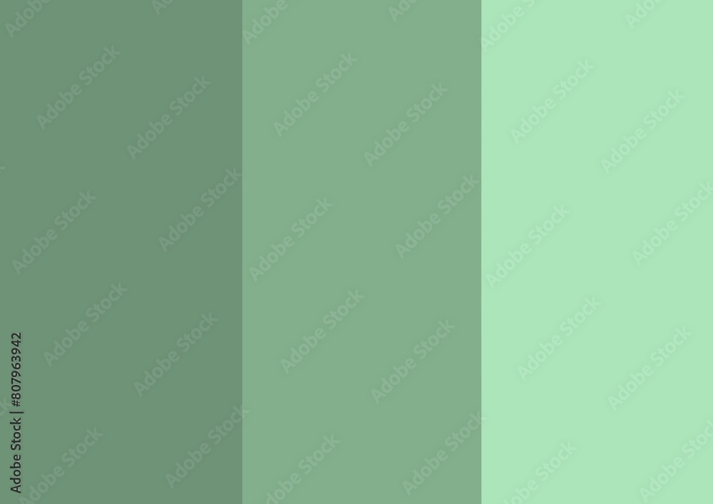 Fototapeta premium Background with stripes of green shades