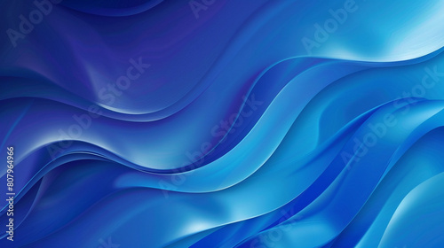 Modern abstract background featuring gradient flow from royal blue to sky blue elegant wallpaper