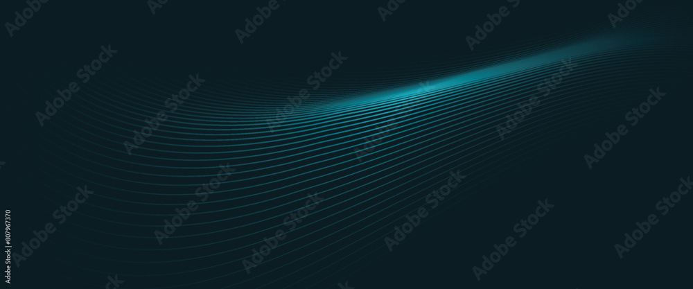 Abstract blue glowing geometric lines on dark blue background. Modern shiny blue circle lines pattern. Abstract blue glowing geometric lines on dark blue background. Modern shiny blue circle lines pattern.