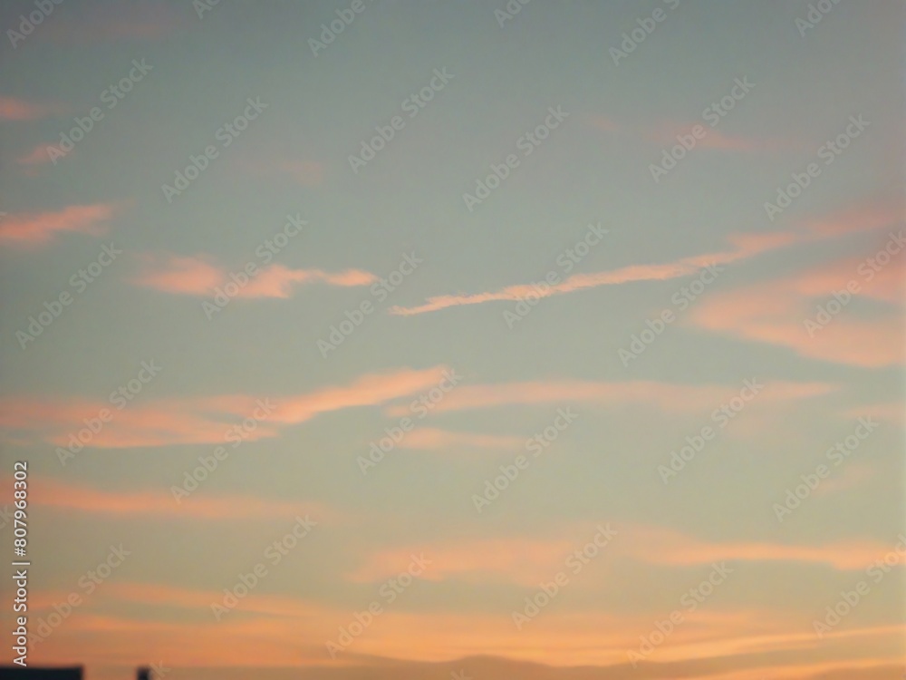 Obraz premium sunset over the clouds