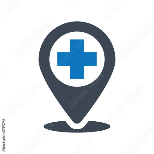 Hospital location icon