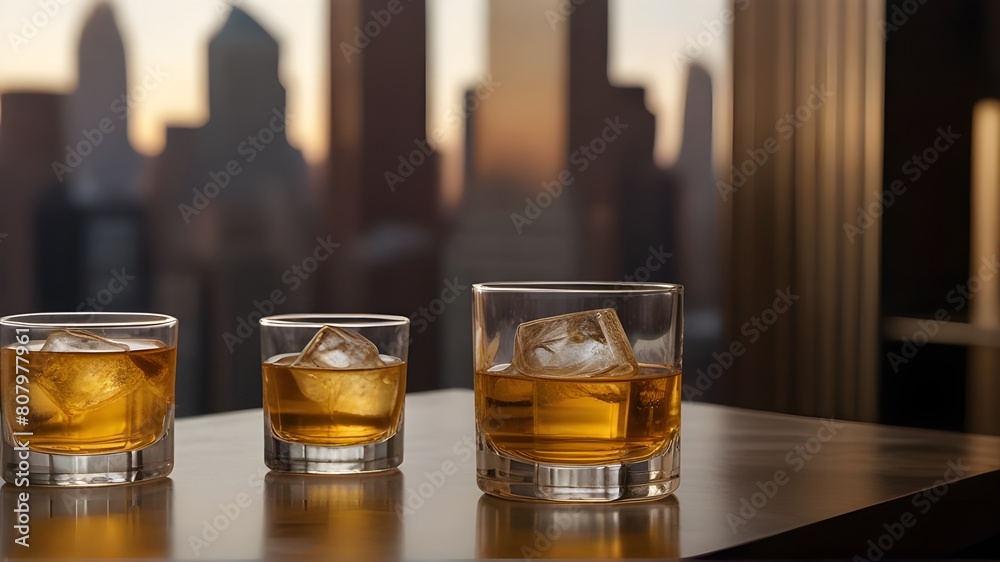glasses of whiskey glasses of whiskey