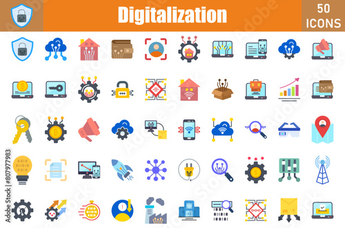 Digitalisatioz icon set. Containing Digital,Business Growth,Touch Id,Laptop,Online Business,Smart Glasses,Process,Smart Factory,Company,Search, Voting
Folder Tape and more. Vector web icons collection photo