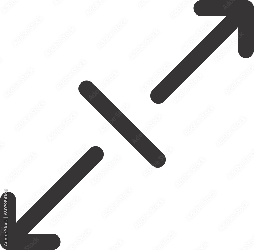 Arrows sign outline vector Arrows sign outline vector