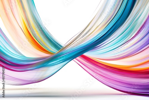 Digital color waves. Impasto abstract background. Neon strokes of modern copy space banner. Abstract delicate art painting background graphic resources. Ai generated