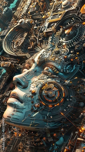 Capture a close-up of intricate