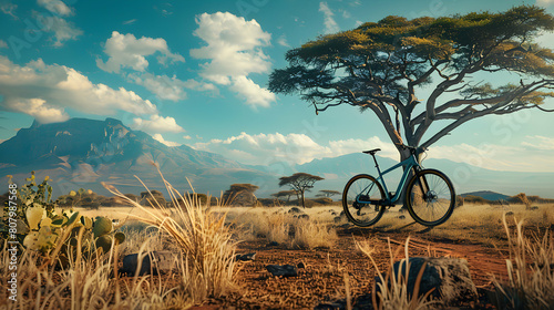 Biking Safari Experience: A Journey through Tanzanian Wildlife photo