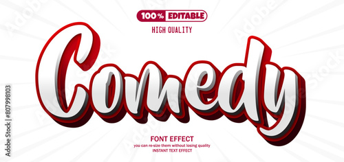 Comedy text effect. text effect