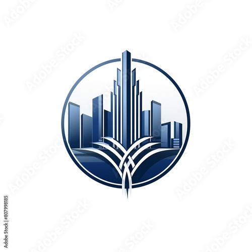 Real Estate Logo Apartment Building Logo Business Chart Logo design Urban City