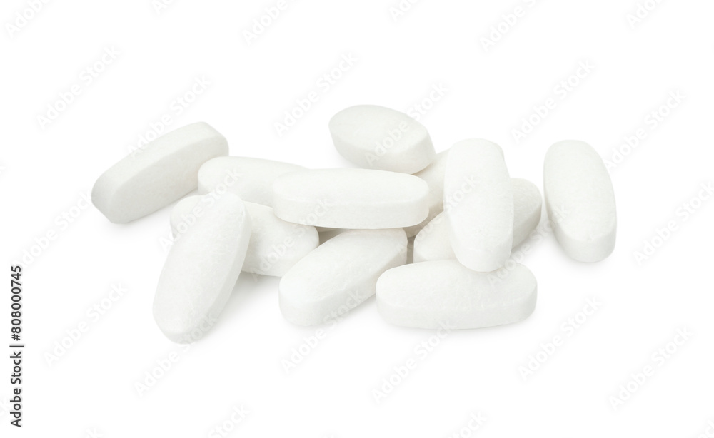 Vitamin pills isolated on white. Health supplement Vitamin pills isolated on white. Health supplement