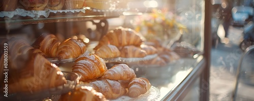 Sunlit Parisian Style Cafe ...