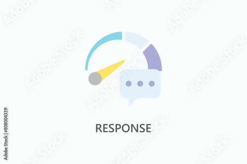 Response Vector Icon Or Logo Illustration