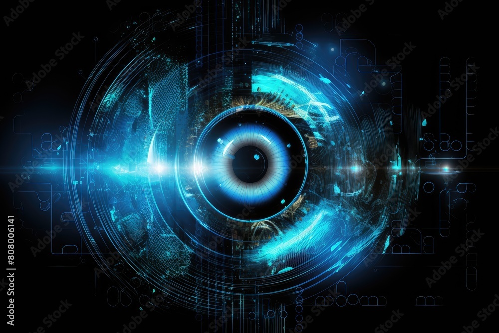Advanced Cybersecurity Surveillance Digital Eye