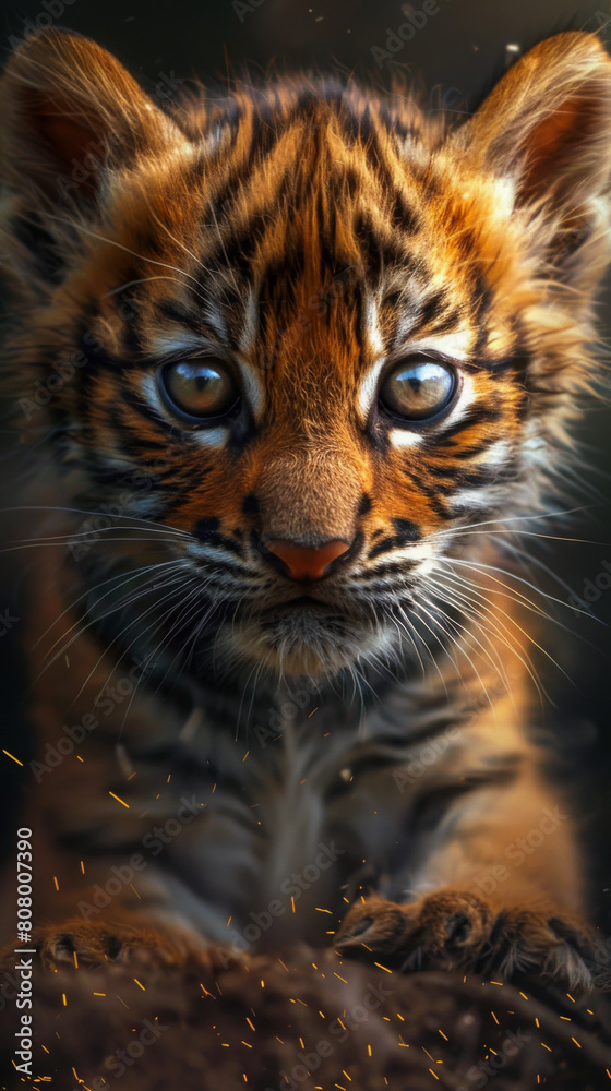 portrait of a tiger portrait of a tiger